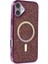 iPhone 16 Plus Kılıf Diamond Magsafe Kapak - Derin Mor - TOA1592-3041 2