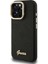 iPhone 15 Pro Max Uyumlu Kılıf Guess Lisanslı M-Safe Şarj Özellikli Kamera Standlı Peony Kapak Siyah 2