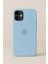 iPhone 12 / 12 Pro Uyumlu Lansman Içi Kadife Silikon Logolu Kılıf 1