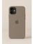 iPhone 12 / 12 Pro Uyumlu Lansman Içi Kadife Silikon Logolu Kılıf 1