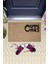 Dijital Baskı Kahverengi Kedili Cute Cats Dekoratif Kapı Paspası K-2062 2