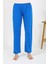 Kadın Penye Düz Tek Alt Pijama 27535 Mavi 3