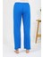 Kadın Penye Düz Tek Alt Pijama 27535 Mavi 5
