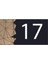Şık Aynalı Modern Kapı Numarası, Gold 17, Zarif ve Kullanışlı Tasarım 1