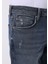 Straight Fit Erkek Indigo Jean Pantolon 5