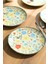 Porselen Fiori Tuval Pasta Tabağı 20CM 4 Kişilik 4 Parça TVL4PTPRS1212 3
