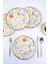Porselen Fiori Tuval Pasta Tabağı 20CM 4 Kişilik 4 Parça TVL4PTPRS1212 5