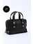 Siyah SHK224 Suni Deri Mini Boy Fermuarlı Tek Bölmeli Zincirli El. Kol ve Omuz Çantası 2