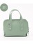 Mint Yeşil SHK224 Suni Deri Mini Boy Fermuarlı Tek Bölmeli Zincirli El. Kol ve Omuz Çantası 3