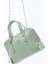 Mint Yeşil SHK224 Suni Deri Mini Boy Fermuarlı Tek Bölmeli Zincirli El. Kol ve Omuz Çantası 6