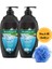 Men Sport 3'ü 1 Arada Duş Jeli 750 ml X2 + Hediye Duş Lifi – Yüz, Vücut ve Saç Için Canlandırıcı Erkek Bakım Seti 1