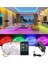 2.5 Metre 8 Renk Kumandalı Sese Duyarlı Renk Değiştiren Rgb Şerit LED Işık Seti SB-6546 1