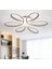 Antrasit Papatya Ø60CM 3000K Işık Rengi, Kuamndalı LED Tavan Lambası,oval Avize,modern Aydınlatma,dekoratif Işık 2