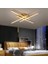 Gold 105X105CM 3000K Işık, Kumandalı, LED Tavan Lambası,avize,modern Aydınlatma,dekoratif Işık 1