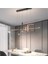 Siyah 120CM 3000K Işık, Kumandalı, LED Avize Sarkıt, Modern Avize, LED Lamba 1