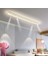 Gold Spotlu Oval 120X16CM 3000K Işık Rengi, Kuamndalı LED Tavan Lambası,oval Avize,modern Aydınlatma,dekoratif Işık 2