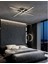 Antrasit 105X105CM 3000K Işık, Kumandalı, LED Tavan Lambası,avize,modern Aydınlatma,dekoratif Işık 3