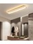 Beyaz Oval 80X16CM 3000K Işık Rengi, Kumandalı LED Tavan Lambası,oval Avize,modern Aydınlatma,dekoratif Işık 4