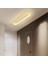 Gold Oval 60X16CM 3000K Işık Rengi, Kumandalı LED Tavan Lambası,oval Avize,modern Aydınlatma,dekoratif Işık 4