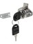 FCK004 Katlanır Anahtarlı Oval Çekmece Kilidi 22 mm 3