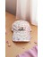 4/8 Yaş Kız Çocuk Çiçek Baskılı Kep- 52CM Pembe 1