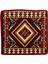 Dekoratif Otantik Çift Taraflı Fermuarlı Kilim Şark Köşesi Minder Kılıfı (40CMX41CM) MOD14 1