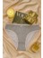 Kadın Pamuklu Desenli Slip Külot 3’lü Set – Çizgili & Çiçekli & Burç Temalı 4