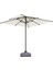 Alubrella Güneş Şemsiyesi Kare, 210 Cm, Krem Rengi Su Geçirmez Kumaş 3