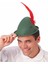 Yeşil ve Kırmızı Tüylü Eğlenceli Çocuk Şapkası 4
