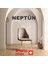 Neptun 2’li Sandalye Seti — Metal Ayaklı, Krem Kumaş 1