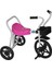3 Teker Demir Çocuk Bisikleti Metal Bisiklet Üç Tekerlekli Pembe Süper Oyuncak 1
