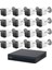 16 Kameralı 2 Mp Sesli Ip Güvenlik Kamera Seti IPC-HFW1230TC1-SA 2