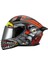 869 Veno Red Grey Black Kask 2