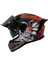 869 Veno Red Grey Black Kask 3