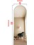 Oval Metal Çerçeveli Ayaklı Influencer Boy Aynası 180X60 cm 3
