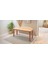 Sitta Bench, %100 Masif Ahşap Bank, 100x35 Cm, Naturel 3