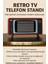 Retro Tv Tarzı Telefon Standı/telefon Tutucu/masa Üstü Mini Tv 5inc ve Aşağısı Telefonlar Içi 3