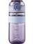 550ML Silikon Pipetli Taşıma Kulplu Dayanıklı Tritan Spor Matara Mor 1