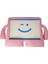 iPad 4 9.7 Kılıf Karakter Tablet Silikon - Açık Pembe 1