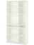 Vihals 95X37X200 cm Açık Dolap Beyaz Depolama Rafı Modern Şık Kitaplık Organizer 1