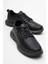 Erkek Comfort Taban Sneaker Hj 25082M Siyah 2