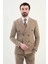 Düz Slim Fit Geniş Yaka Kruvaze Erkek Takım Elbise 45389 1