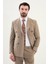 Düz Slim Fit Geniş Yaka Kruvaze Erkek Takım Elbise 45389 2