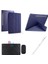 Samsung Galaxy Tab S10 Fe Plus 13.1" ile Uyumlu Standlı Kılıf Dokunmatik Kalem ve Klavye Mouse Set 1