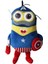 Despicable Me Minions Çılgın Hırsızlar C. America Versiyon Peluş Oyuncak Uyku & Oyun Arkadaşı 30 Cm. 2