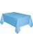 120X180 cm Mavi Plastik Masa Örtüsü, Şık ve Dayanıklı, Ev ve Davetler Için. 2