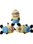 Despicable Me Minions Çılgın Hırsızlar Stuart Dave Bob 3’lü Peluş Oyuncak Uyku & Oyun Arkadaşı 3