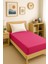 120 x 200 x 30 cm Düz Pamuklu Tek Kişilik Lastikli Fitted Penye Çarşaf 1