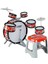 RKD-08RD 2-5 Yaş Çocuklar Için Oyuncak Bateri Seti Eğitici Müzik Aleti Kırmızı 1