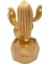 LED Işıklı Sevimli Kaktüs Dekoratif Masa Lambası Mini Biblo Gece Lambası-Gold 4